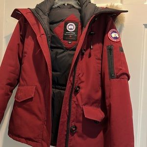 Canada Goose Women’s Down Parka Red - Fusion Fit XS, Used